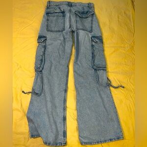 Zara Cargo Wide Jeans